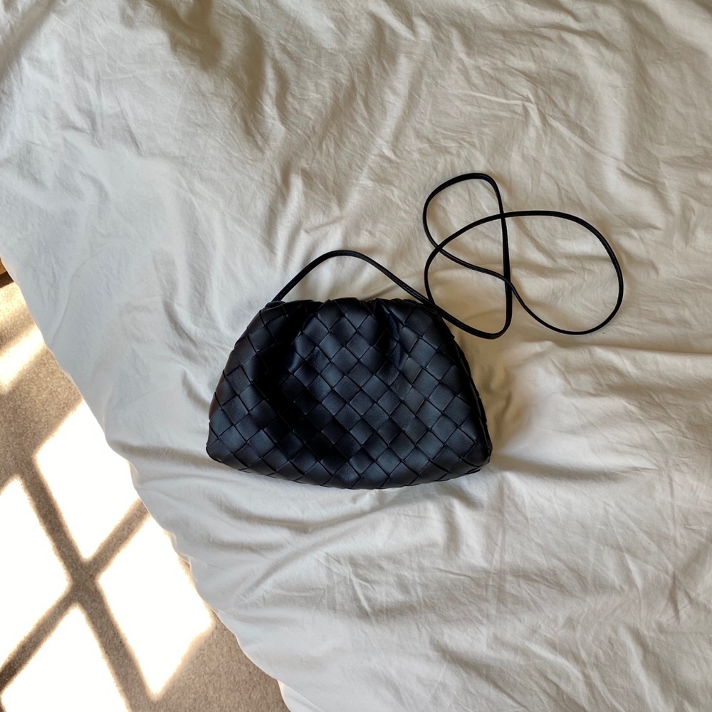 Bottega Veneta The Mini Pouch (Black)